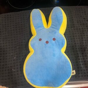 Peeps blue and yellow bunny plush